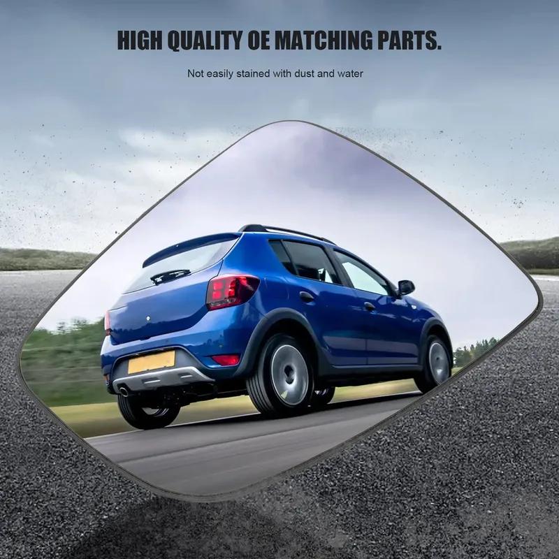 Right/Left Side Heated Rear Mirror Glass 6001549717 963653513R for Renault Dacia Duster 2014 2015 2016 2017 Logan Sandero Symbol