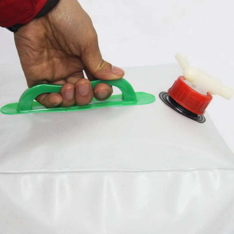 Outdoor Folding Water Bag Large Capacity Portable Water Bag Big Container Kettle Plastic Bucket Camping Equipment Supplies