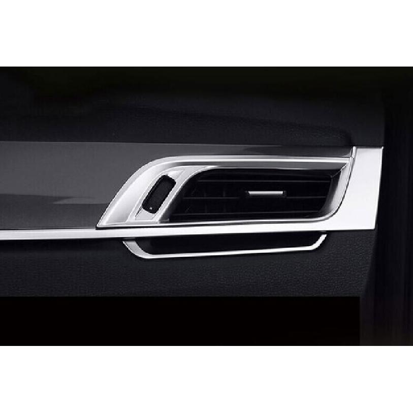 Fit For BMW X2 F39 2018- Matte Silver Left And Right Air Outlet Vent Trim