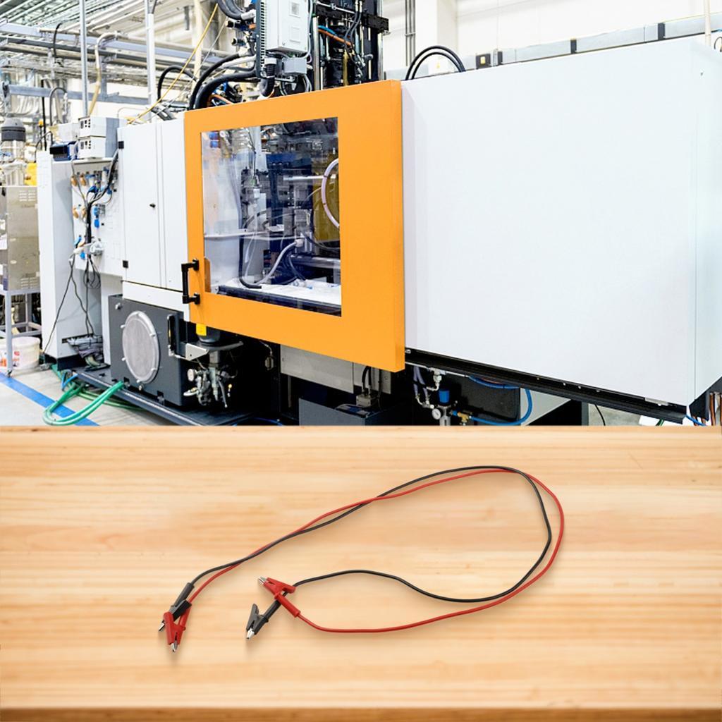 Rubber Insulation Cover 1000V 15A Test Leads Crocodile Clips Test Leads