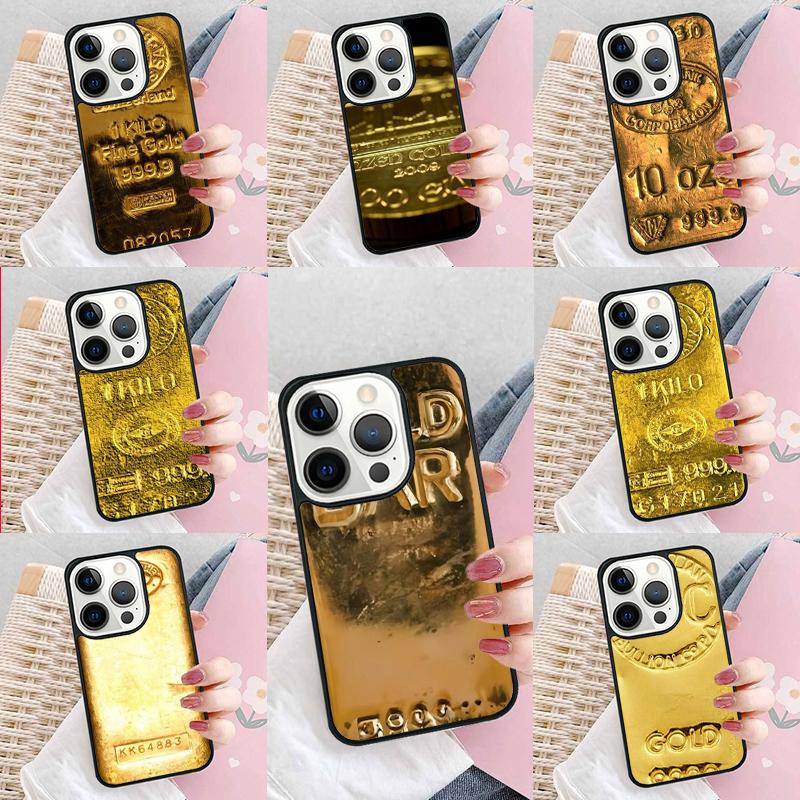 Switzerland Fine Gold Phone Case For iPhone 17 Air 15 16e 14 13 Pro Max Coque 12 11 Pro Max PLUS cover