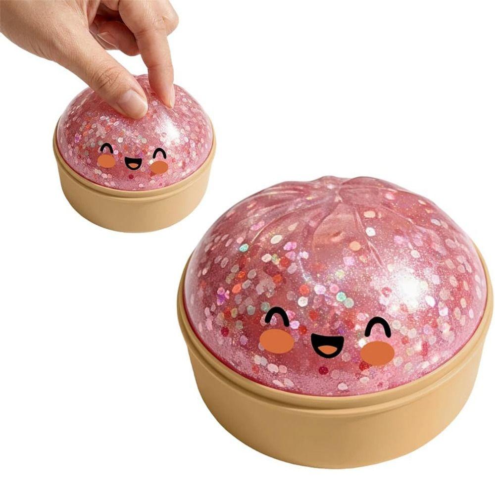 with Steamer Dumplings Squishy Toy Soft Squishy Toy Stress Relief Sensory Ball  Home Decoration