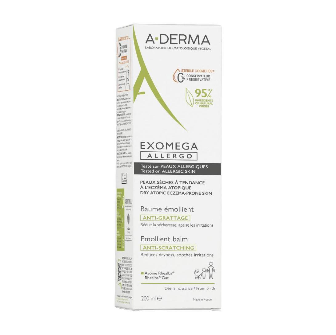 

Бальзам для увлажнения A-DERMA Exomega Allergo Emollient Balm 200 мл