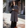 Demana Women's 100% Merino Wool Double-Faced Long Coat
