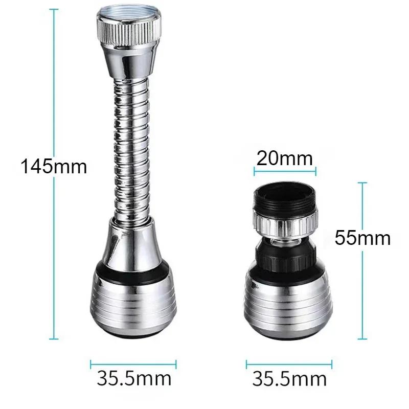 Nozzle. Bathroom Accessories Nozzle for Faucet 360° Rotating and Environmentally Friendly Water-saving Shapeable Home Products