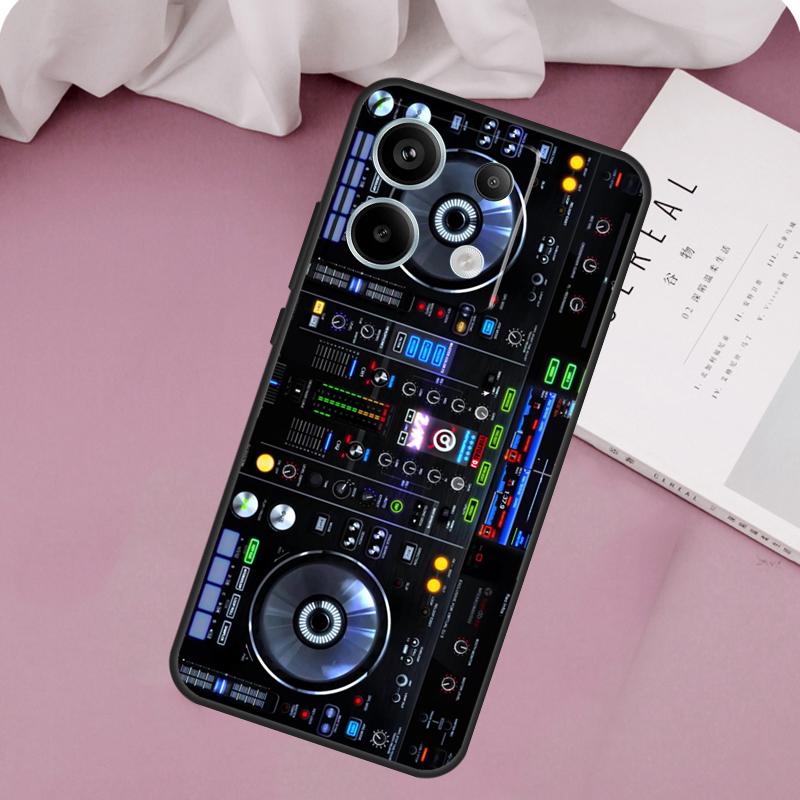 DJ Mixer Deck Controller Case For Xiaomi Redmi Note 12 11 9 10 13 Pro Plus 12S 11S 10S 9S Redmi 13C 9C 10C 12C Cover
