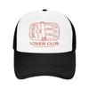 Sardine Lover Club Graphic Trucker Hat Adjustable Breathable Polyester Mesh Baseball Cap Unisex