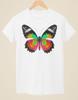 Butterfly - Tattoo Inspired Unisex White T-Shirt Unisex T-Shirt