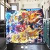 1pz Coperta in Flanella con Stampa Son Goku, Alta Qualità per Tutte le Stagioni, Decorazione per la Casa, Calore e Comfort, Perfetta per Regali di Natale