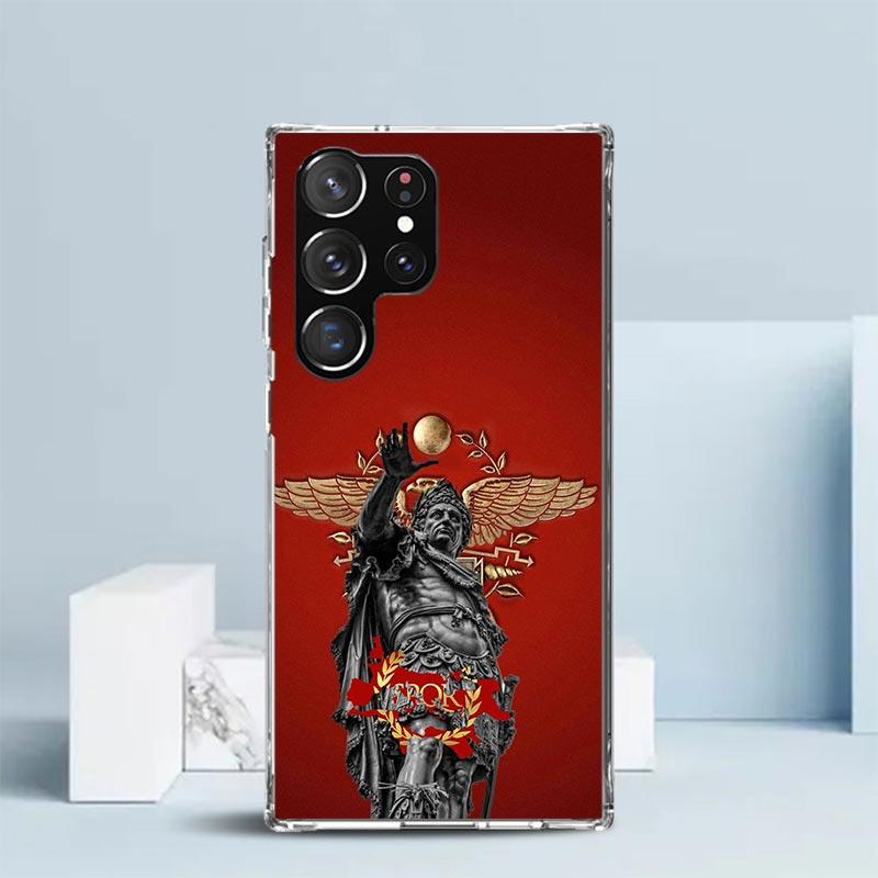 SPQR Roman Imperial Legionv Soft Cover for Samsung Galaxy S25 Edge S26 S24 S23 Ultra Phone Case S22 S21 Plus S20 FE Print Patter