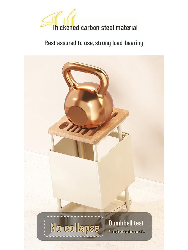 Angled Multi-Functional Knife Block with Drainage