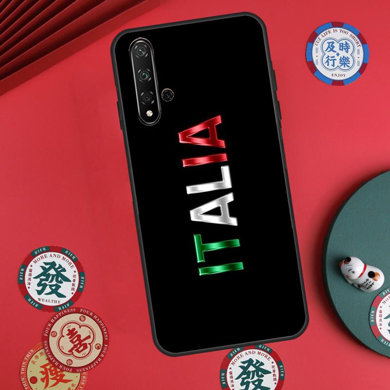 Italy Flag For Huawei Nova 12s 7i 8i 11i 12i Y73 Y70 Y90 Y60 Y72 Y61 Y91 9 10 SE P30 Pro P40 Lite Case