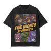 Hot Sale New Horror Game FNAF At Freddys Peripherals TShirt Unisex Women Oversized Casual Summer Tee Harajuku Fashion Cotton Tops