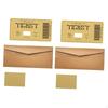 2 Pieces Scratch Off Cards with Envelopes for Boyfriend Girlfriend Party Favors Reveal