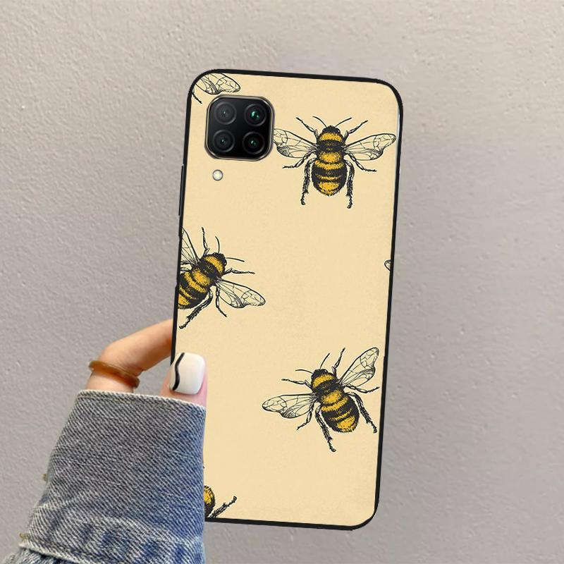 Bee Honey For Huawei Nova Y70 Y90 Y60 Y73 Y72 Y61 Y91 12s 12i 11i 8i 9 10 SE P40 Lite P60 P30 Pro Case