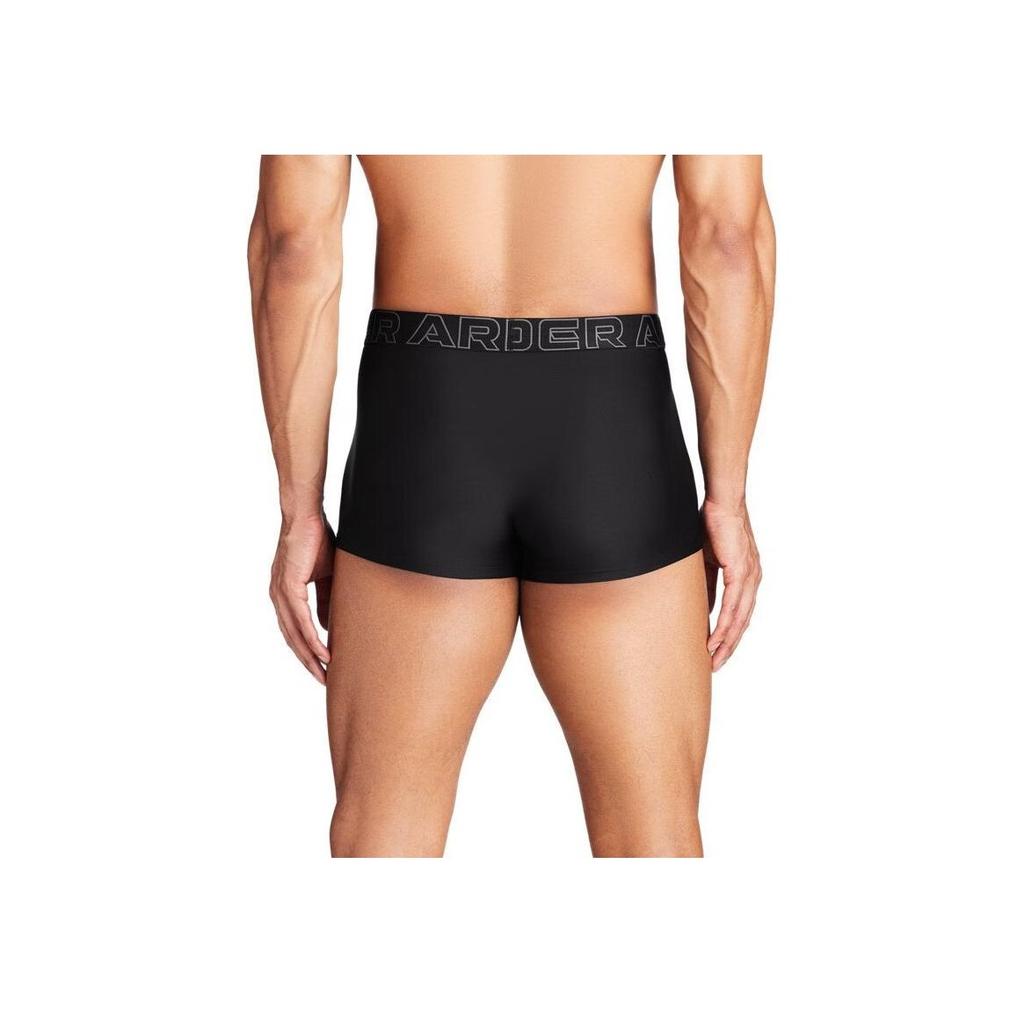 Under Armour Tech Boxer Jock Letter Pattern Slim Fit Comfortable Mid Rise Underwear 3 Pack Men Underwear Black 1387418-001