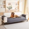 Anti-Slip Waterproof Backless Sofa Cover: All-Season Stain-Proof Eight-Shape Grid Protective Pad