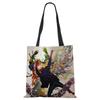 Painted Abstract Print Casual Shoulder Bag Women Shopping Reusable Tote Bag 2022 Harajuku Canvas Travel School Beach Handbag