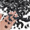 300Pcs Plastic Bats Spiders Halloween Mini Bats And Fake Spiders For Decorations