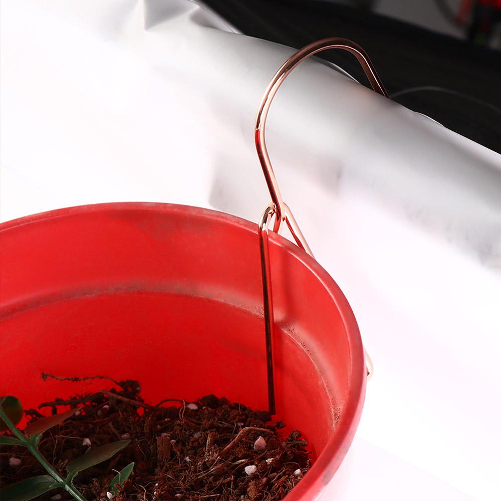 Stainless Steel Terracotta Pots Hangers Triangular Shaped Planter Hanger Indoor Outdoor