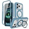 360° Full Protection Magnetic Stand Case for IPhone 18 Pro Max 17 Pro for Magsafe 9H Glass Screen Protector Clear Cover