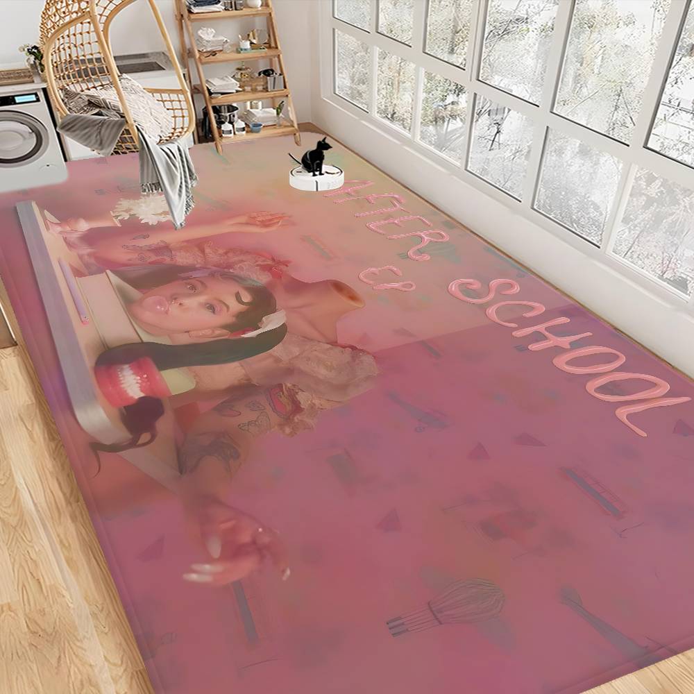 M-Melanie M-Martinez Singer Bathroom Mat INS Style Soft Bedroom Floor House Laundry Room Mat Anti-skid Welcome Doormat