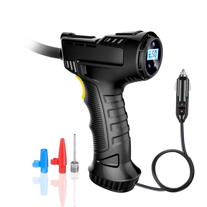 120W Car Air Pump Inflatable Pump Wireless Rechargeable Air Compressor LCD Digital Wired/Wireless Car Tire Inflator Equipment