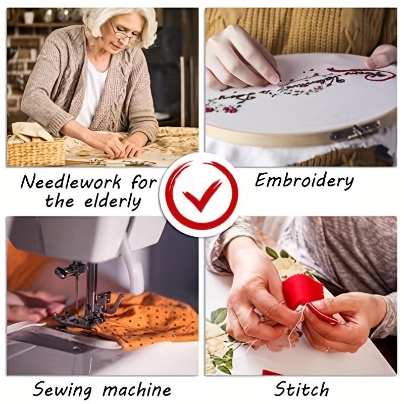 10/20Pcs Needle Threader Elderly Guide Needlework Stitch Insertion Tool Sewing Machine Plastic Needles Threader Sewing Gadgets