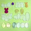 Easter Rabbit Lollipops Candy Mold DIY Cake Pastry Decor Baking Tool Chocolate Dessert Silicone Molds Non-stick