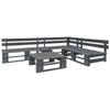 Salon de jardin palette 4 pcs Bois