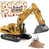 Construction Toy Excavator 360 Degree Rotating Model Truck for Kids Indoor Outdoor Play