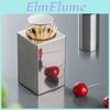 Toothpick Steel Container Holder Stainless Automatic Storage Box