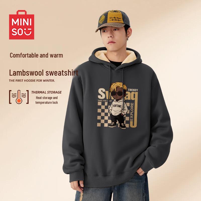 

MINISO Unisex Plush-Lined Hoodie 3XL