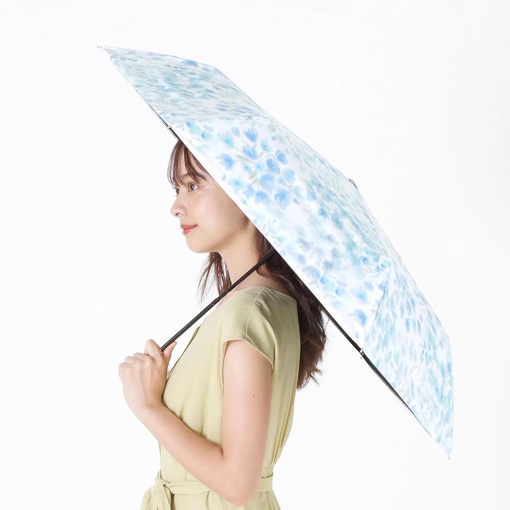 Nifty Colors Folding Cynthia Slender 2478OF Umbrella, Light-Shielding Mini,
