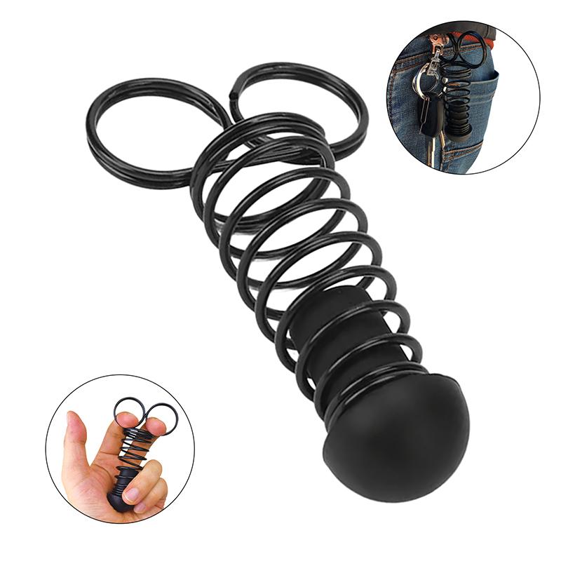 Portable Finger Strength Trainer Hand Exerciser Spring Finger Hand Grip Strengthener For Training Bag Pendant Keychain Sexy Look