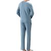 Up2Fantasy Long Solid Loose with Perfect for and A Great Men's Pajamas, Loungewear, Sleepwear, Sleeve, 100% Cotton, Color, Fit, V-Neck, Pockets,