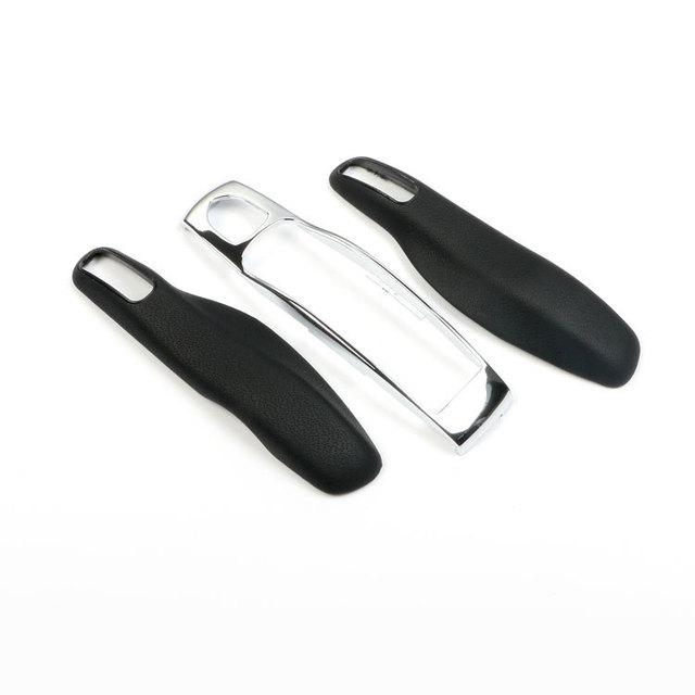 AABKT1 Leather Car Smart Key Cover Case Fob For Porsche 911 Macan Boxster Cayenne Panamera Taycan Cayman 971 9YA 718 Key Shell