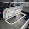 Marine Hatch Cover with Frame Flush Mount Boat Deck Gasket Heavy Duty