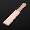 Leather Sharpener with Wood Handle,Multifunctional DIY Leather Craft Polish Sharpening Strop