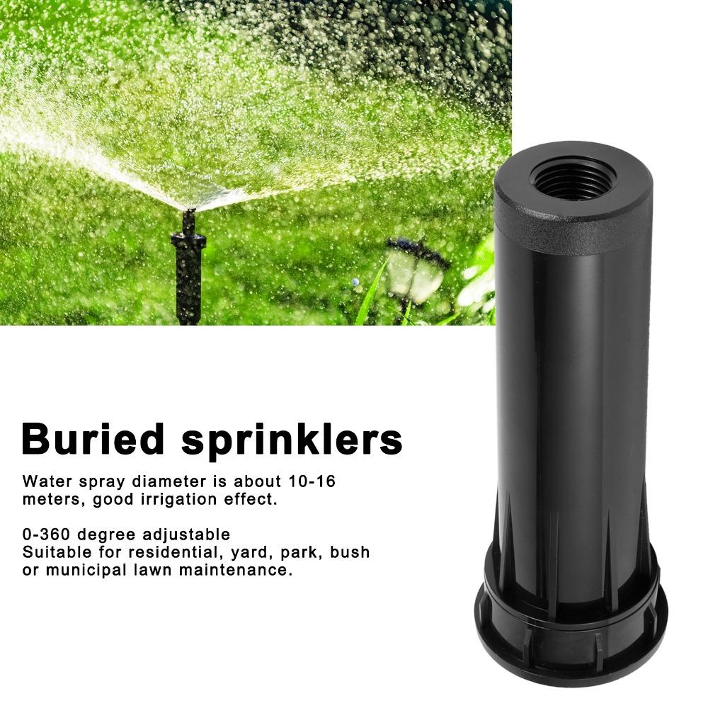 3Pcs Plastic Spray Nozzle 360 Degree Sprinkler Head Durable Buried Sprinkler  Bush Watering