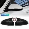 For Kia Optima K5 2016- Car Sticker Rearview Side Mirror Cover Wing Cap Exterior Door Rear View Case Trim Carbon Fiber Look