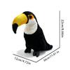 22/35cm Simulation Lifelike Birds Flamingo Plush Doll Stuffed Animal Soft Toucan Baby Appease Toys Funny for Kids Gift Decor