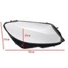 Transparent Left Front Headlight Cover for Mercedes-Benz
