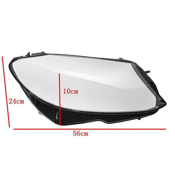 Transparent Left Front Headlight Cover for Mercedes-Benz