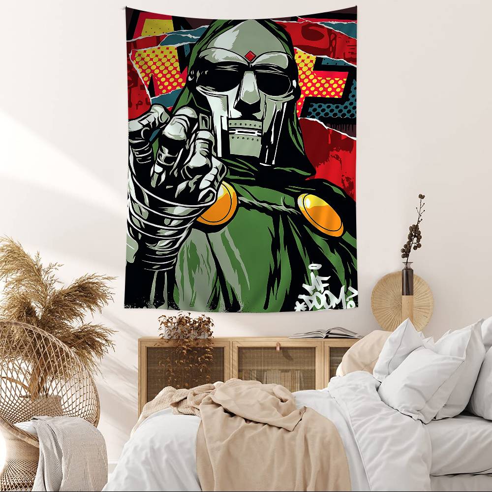 Mmf Ddoom Printed Large Wall Tapestry Art Science Fiction Room Home Decor Decor Blanket