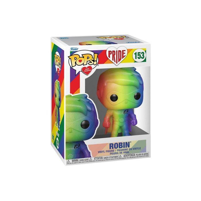 Figurine pop - funko - dc pride - robin - multicolore - collection officielle