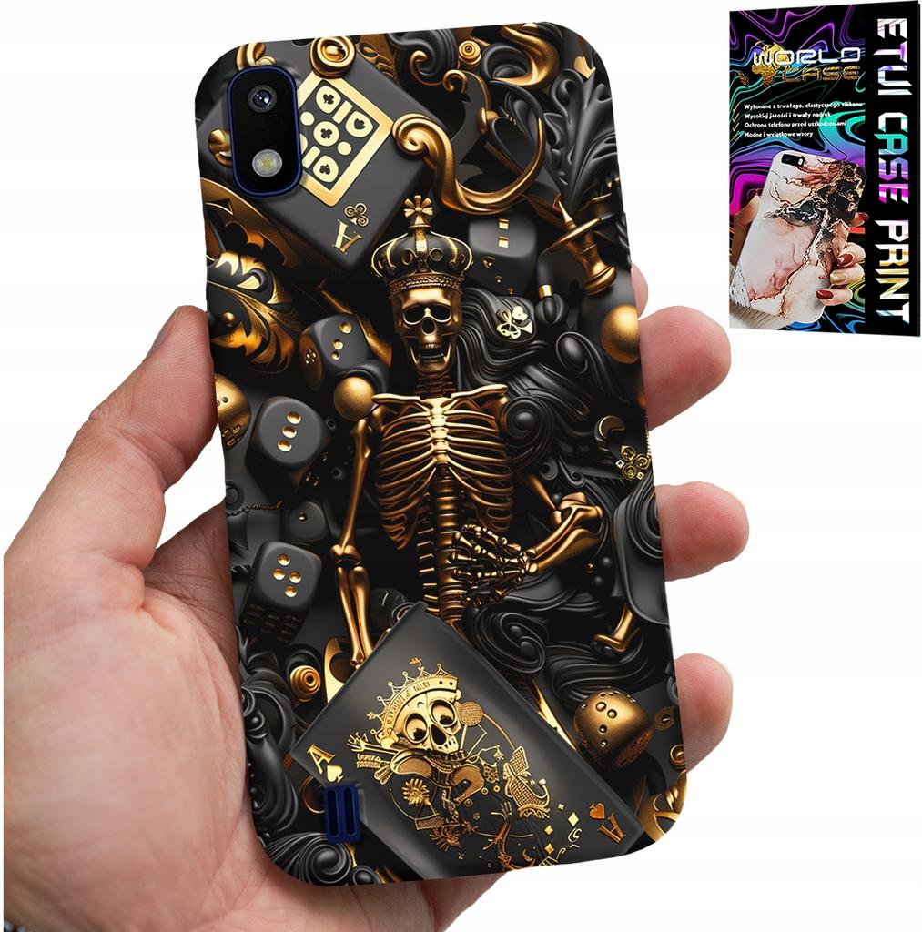 Etui Do Samsung A10 - Król Poker Kości As Wzory Dla Men +Szkło