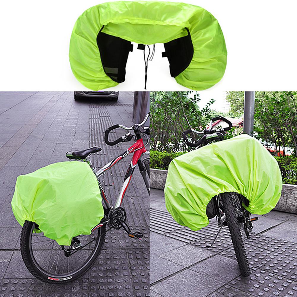 Bicycle Pannier Bag Rain Cover Lightweight Rainproof Bike Tail Rear Luggage Cover Cycling Saddlebags Accessories