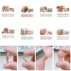 30Pcs Glossy Press On Nails Long Coffin Gradient Fake Nails Cat Eye False Nails