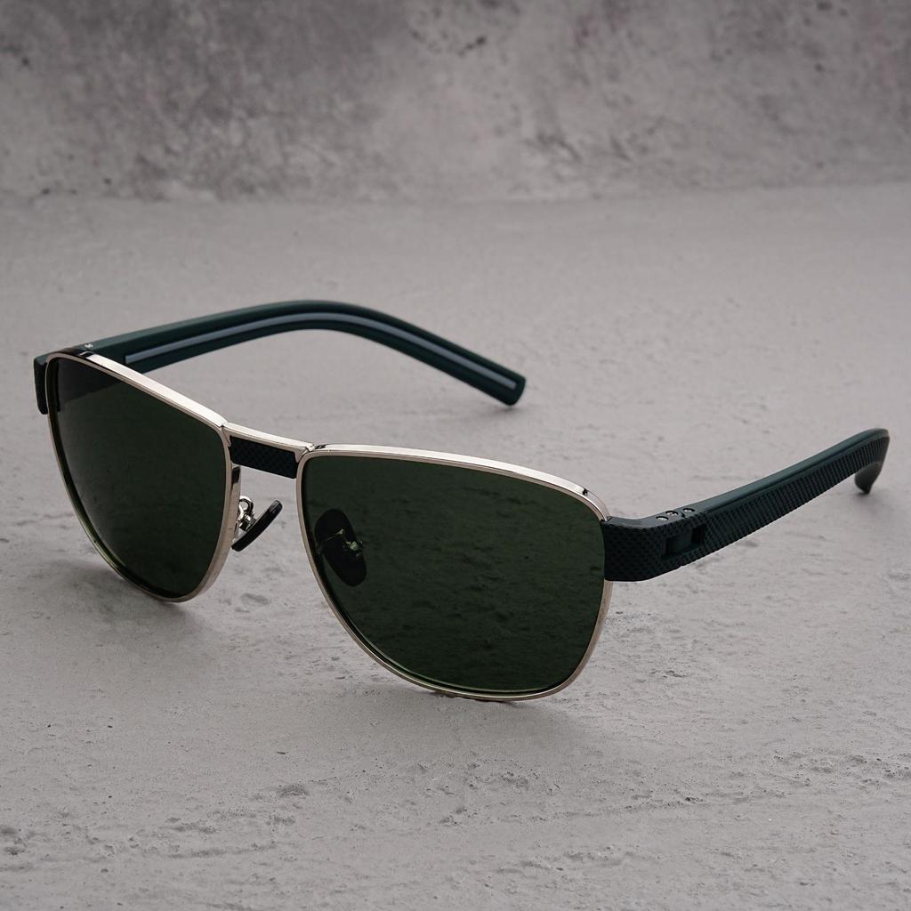 Occhiali da Sole Aviator Polarizzati Classici Retrò da Uomo - Eleganti di Alta Gamma con Cerniera a Molla per Guidare